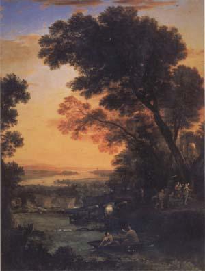 Claude Lorrain Rest on the Flight into Egypt (mk17) oil painting image